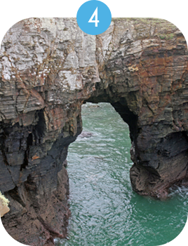 geomorfología de la playa As Catedrais